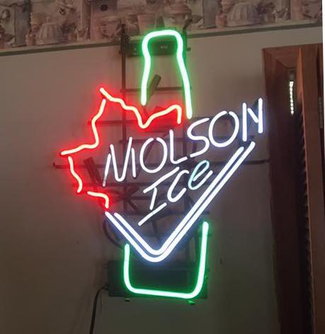 Custom Molson Ice Neon Sign Real Neon Light