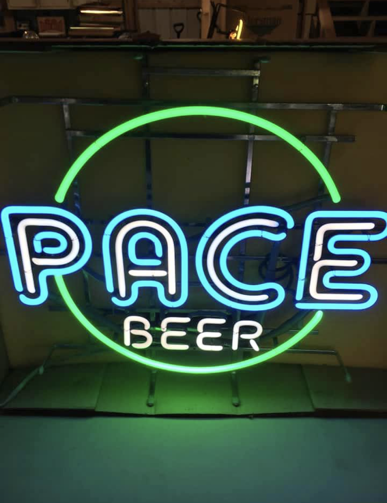 Custom Pace Beer Neon Sign Real Neon Light