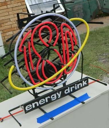 Custom Red Bull 180 Energy Drink Neon Sign Real Neon Light