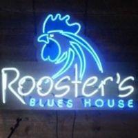Custom Roosters Blue House Neon Sign Real Neon Light