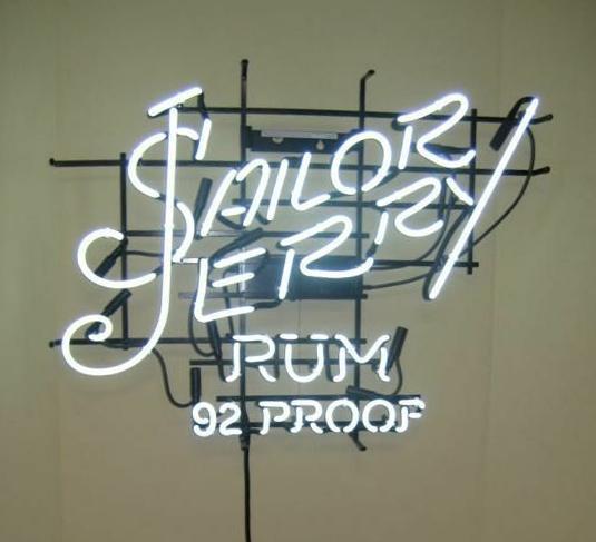 Custom Sailor Jerry Neon Sign Real Neon Light