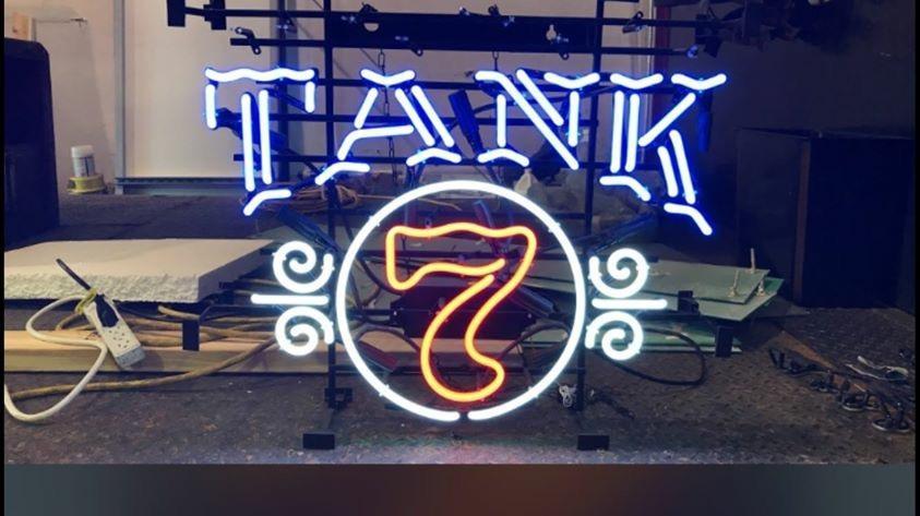 Custom Tank 7 Beer Neon Sign Real Neon Light