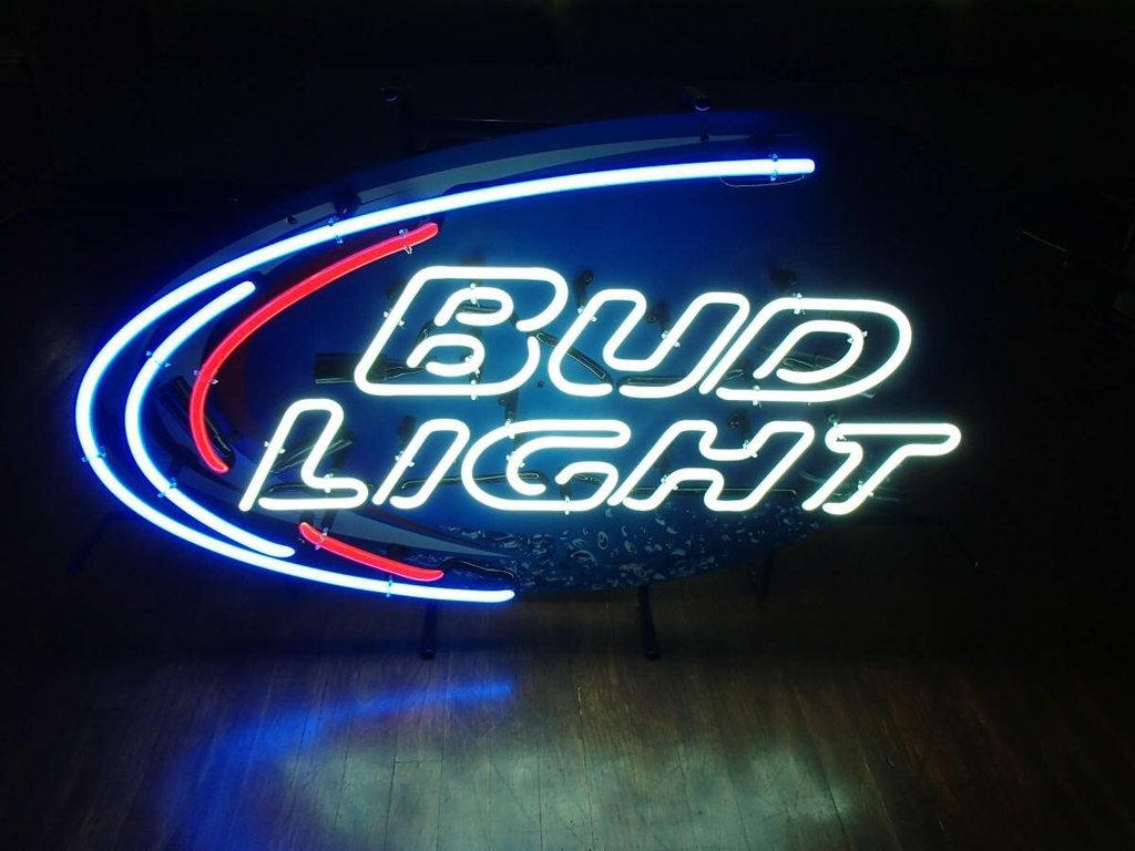 Custom Bud Light Logo Neon Sign Tube Neon Light
