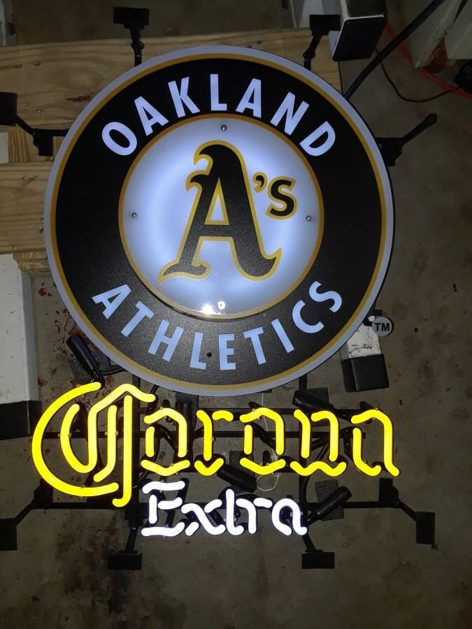 Custom Corona Extra Oakland Athletics MLB Sports Neon Sign Tube Neon Light