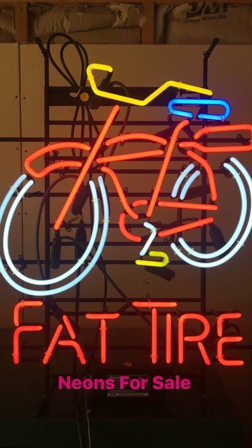 Custom Fat Tire Neon Sign Tube Neon Light