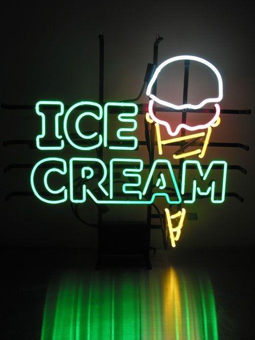 Custom Ice Cream Neon Sign Tube Neon Light