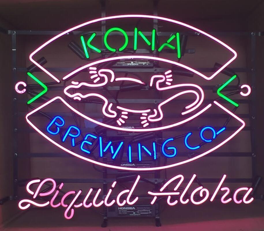 Custom Kona Brewing Co Liquid Aloha Neon Sign Tube Neon Light