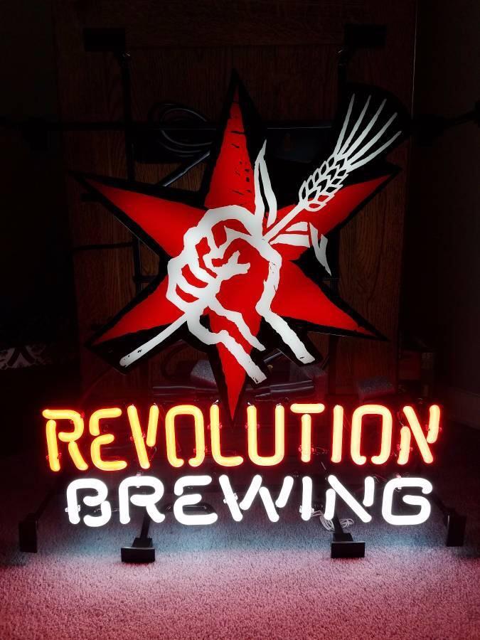 Custom Rare Revolution Brewing Neon Sign Tube Neon Light