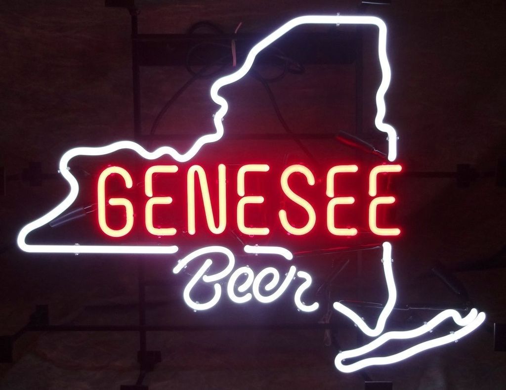 Custom Genesee Beer New York State Neon Sign Tube Neon Light