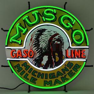 Custom Musgo Gasoline Neon Sign Tube Neon Light