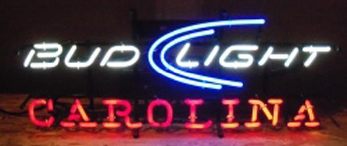 Custom Bud Light Carolina Neon Sign Tube Neon Light