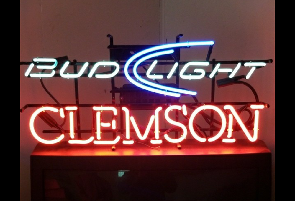 Custom Bud Light Clemson Neon Sign Tube Neon Light