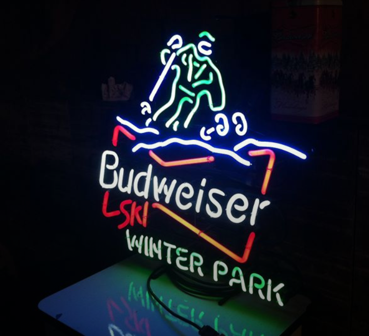 Custom Budweiser Winter Park Neon Sign Tube Neon Light