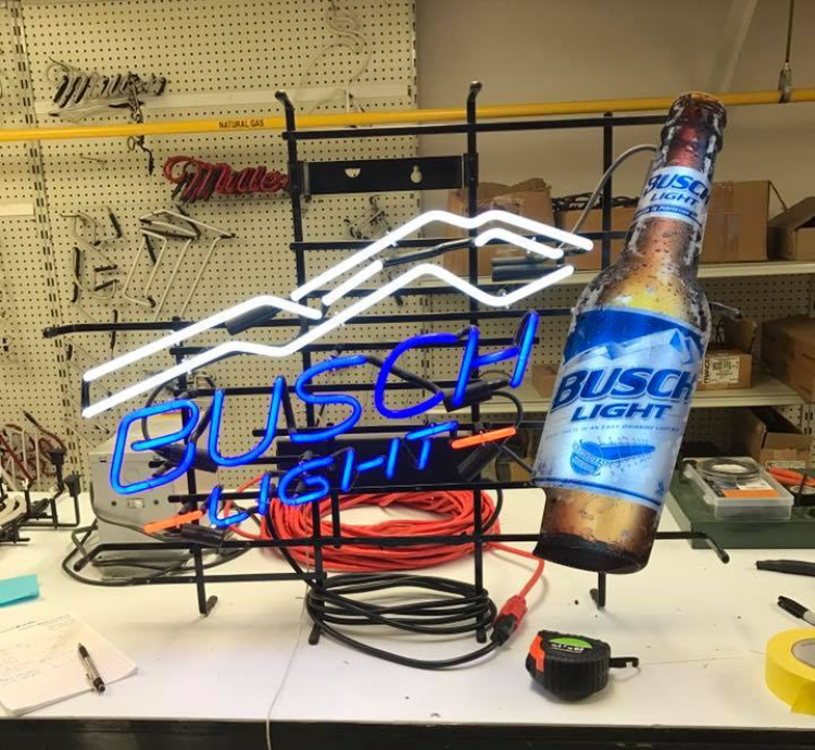 Custom Busch Beer Neon Sign Tube Neon Light