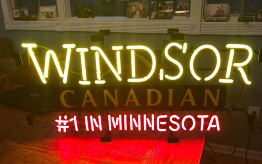 Custom Windsor Canadian #1 In Minnesota Neon Sign Tube Neon Light