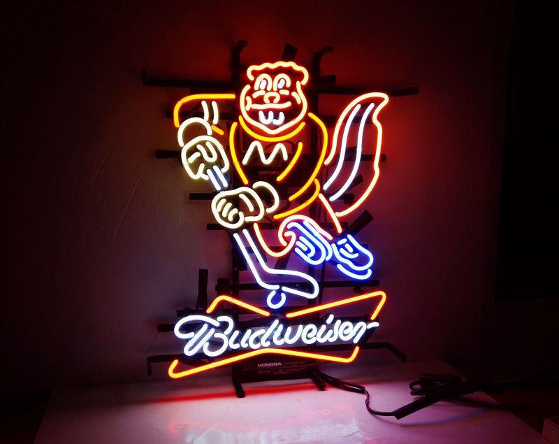 Custom Budweiser Hockey Neon Sign Tube Neon Light