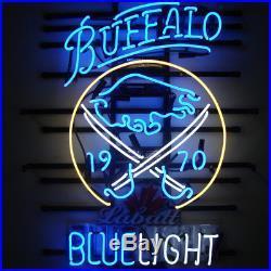Custom Bud Light Buffalo Bills NFL Sports Neon Sign For Beer Bar Pub Light