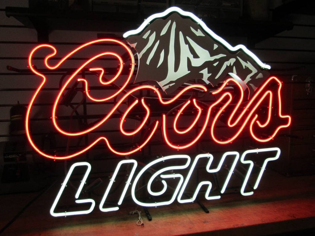 Custom Coors Light Neon Sign Tube Neon Light