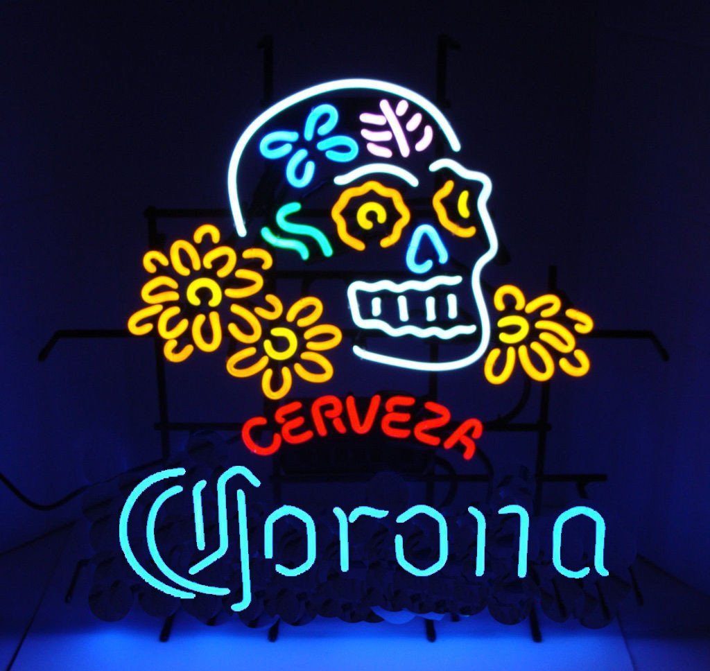 Custom Corona Dia De Los Muertos Neon Sign Tube Neon Light
