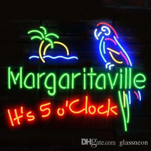 Custom it's 5 o' clock margaritaville Neon Sign Tube Neon Light