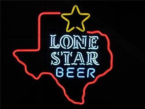 Custom TEXAS Lone Star Beer Neon Sign Tube Neon Light
