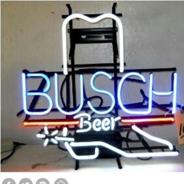 Custom Busch Beer Boots Neon Sign Real Neon Light