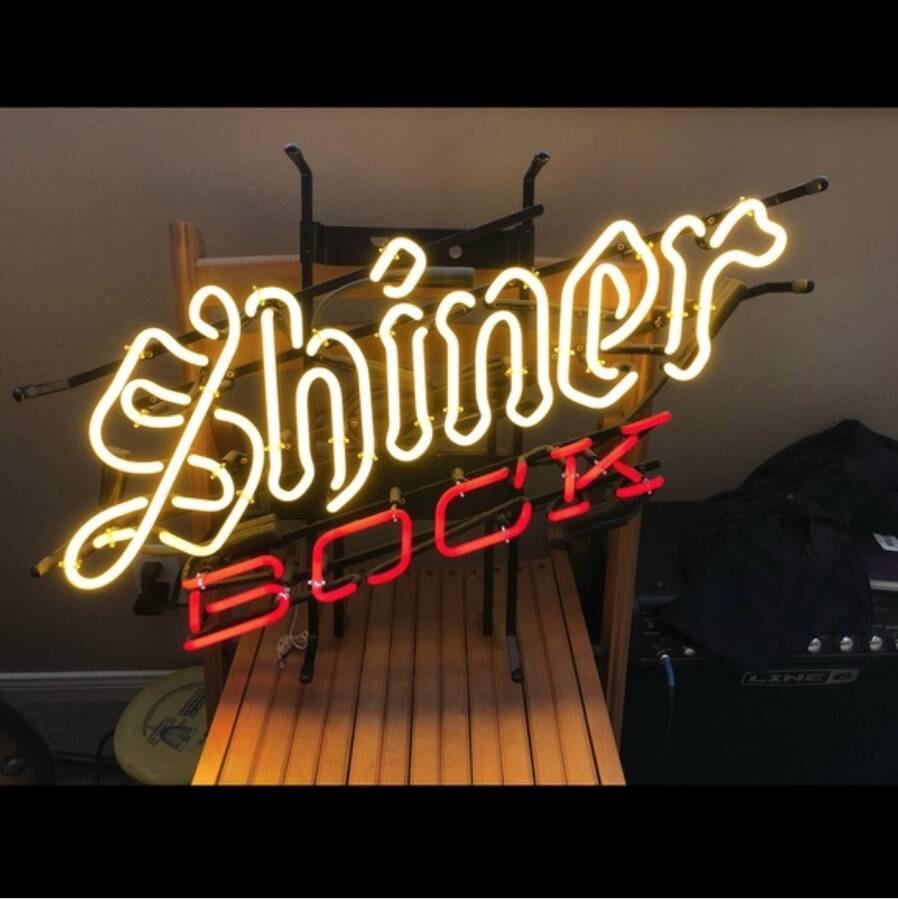 Custom Shiner Bock Beer Neon Sign Tube Neon Light