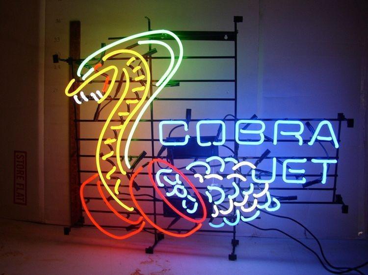 Custom Cobra Jet Neon Sign Real Neon Light