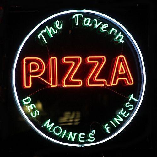Custom The Tavern Pizza Neon Sign Tube Neon Light