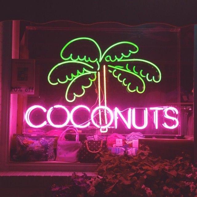 Custom Coconuts Neon Sign Real Neon Light