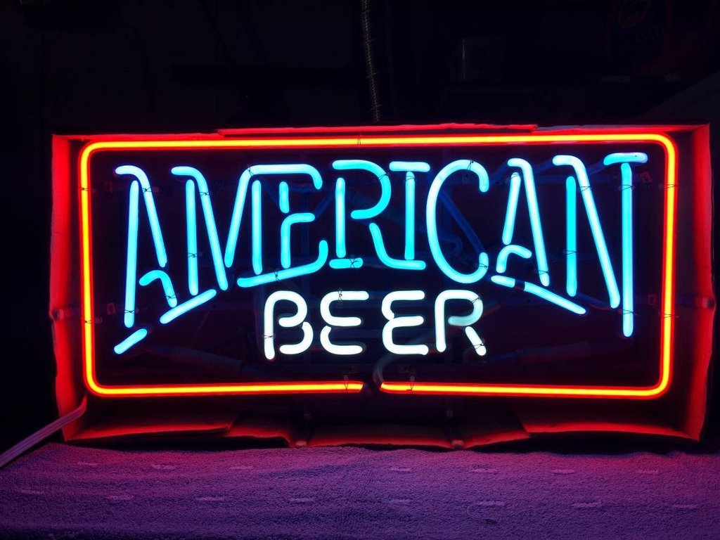 Custom American Beer Neon Sign Tube Neon Light