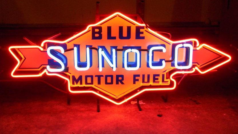 Custom Blue Sunoco Motor Fuel Neon Sign Tube Neon Light