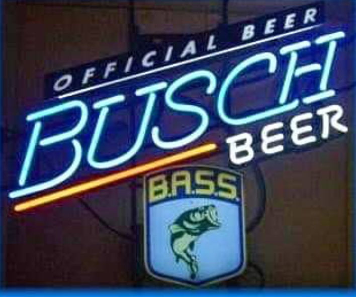 Custom Busch Official Beer Bass Neon Sign Tube Neon Light