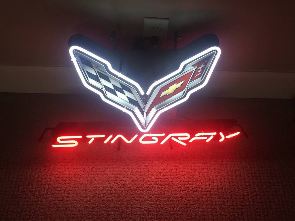Custom Corvette Stingray Neon Sign Tube Neon Light
