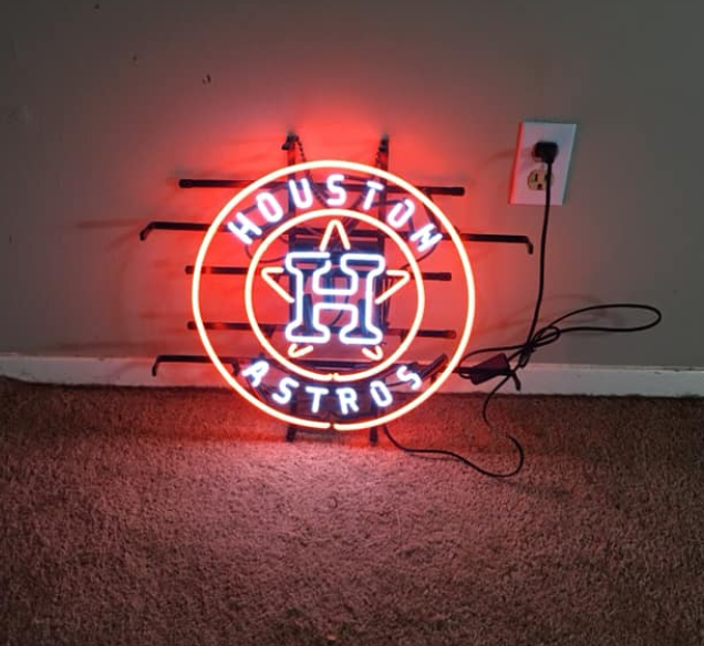 Custom Houston Astros Neon Sign MLB Sports Neon Light