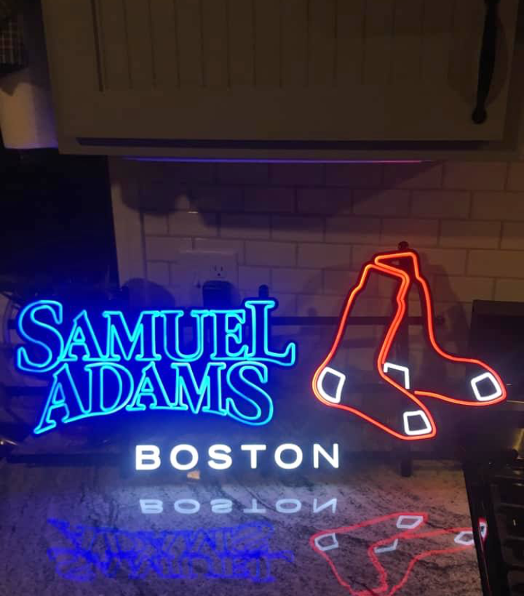 Custom Samuel Adams Boston Red Sox Neon Sign Tube Neon Light