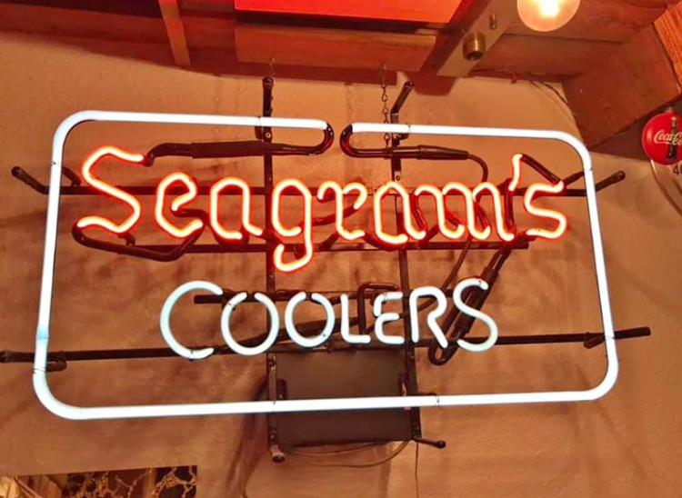 Custom Seagrams Coolers Neon Sign Tube Neon Light