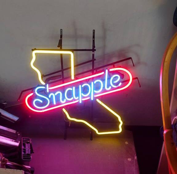 Custom Snapple California Neon Sign Tube Neon Light