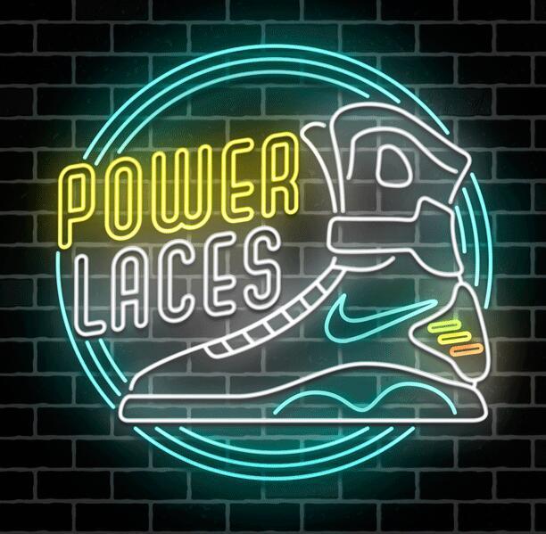 Custom Power Laces Shoes Neon Sign Tube Neon Light