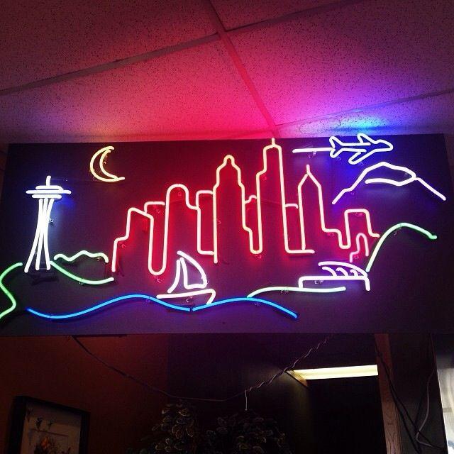 Custom Chicago Skyline Neon Sign Tube Neon Light