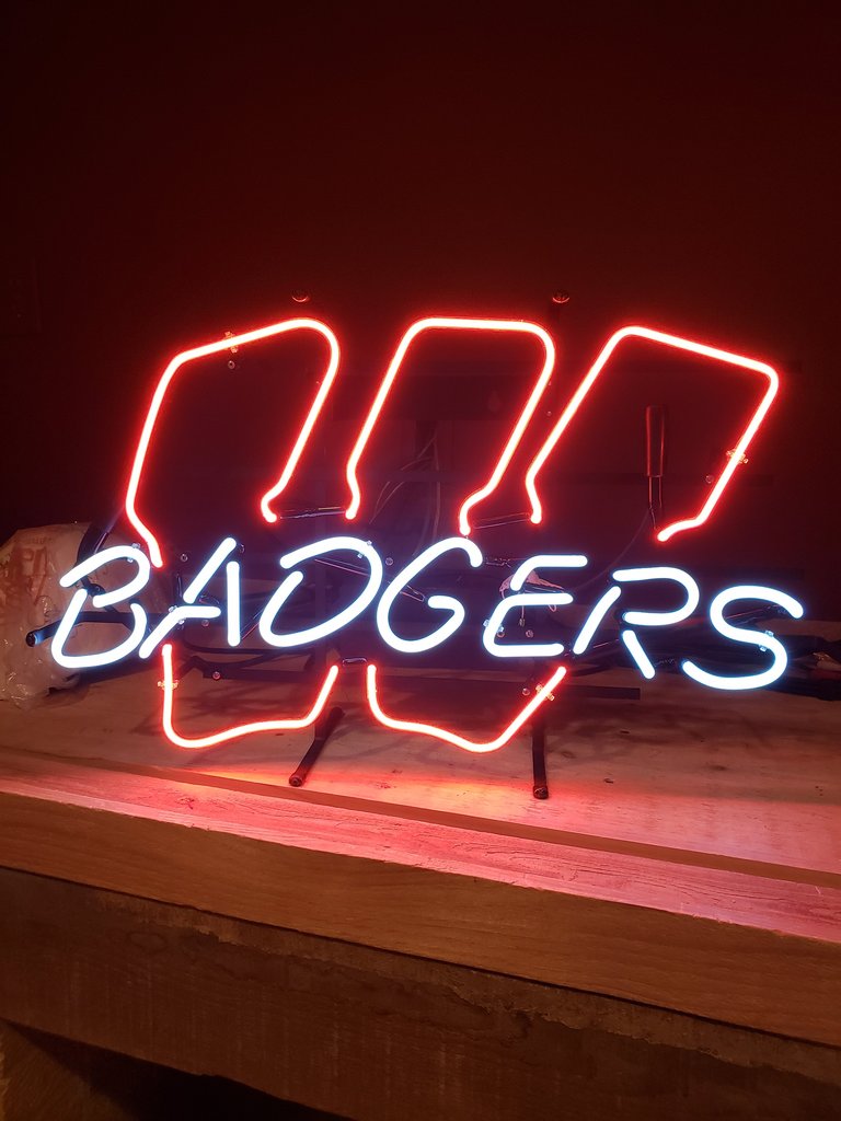 Custom Wisconsin Badgers NCAA Neon Sign Tube Neon Light