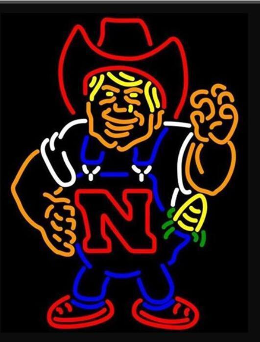 Custom Nebraska Herbie Husker Neon Sign Tube Neon Light