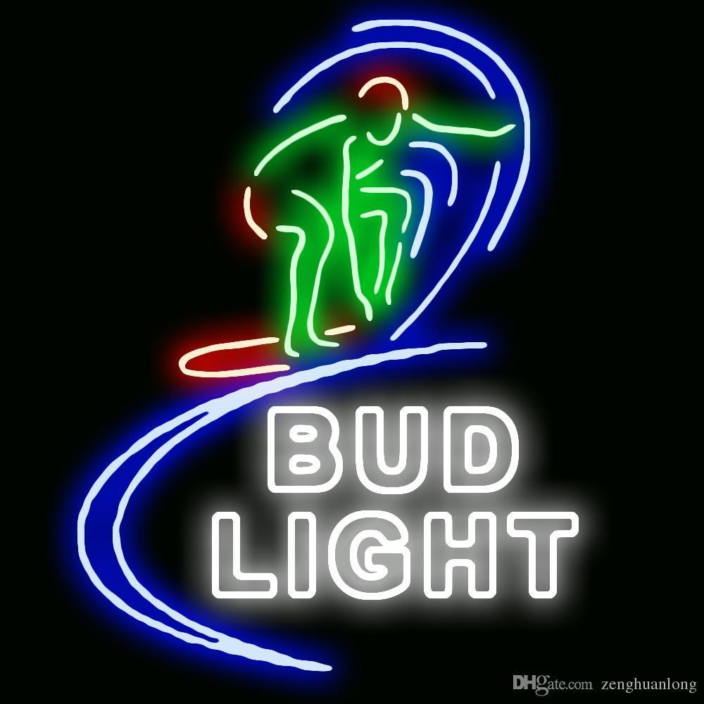 Custom Bud Light Surfing Surf Neon Sign Tube Neon Light