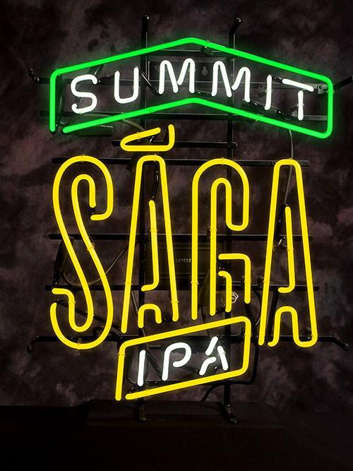 Custom Summit Brewing SAGA Ipa Neon Sign Real Neon Light