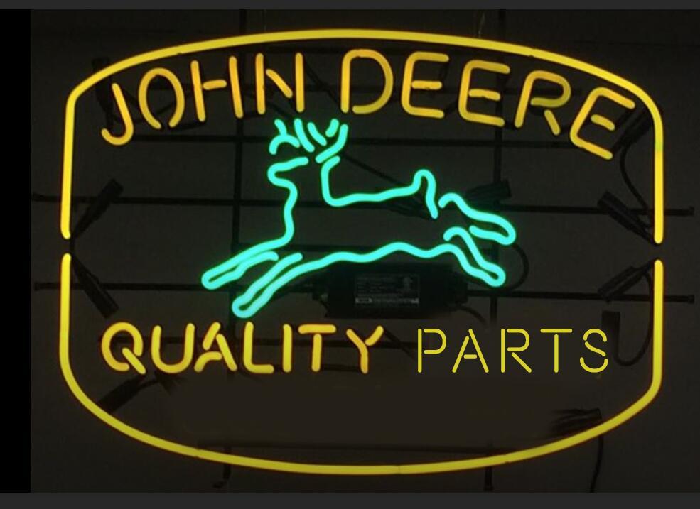 Custom John Deere Quality Parts Equipment Neon Sign Tube Neon Light