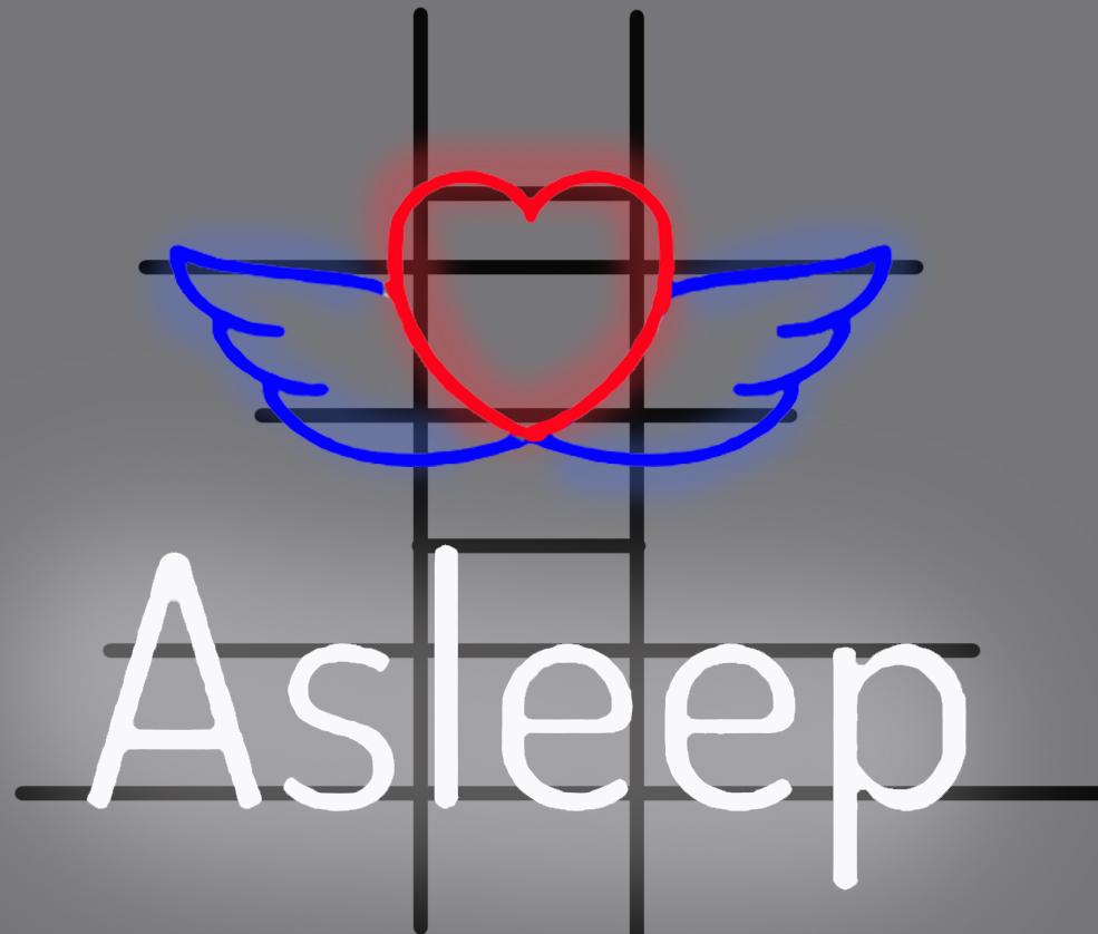 Custom Asleep Neon Sign Real Neon Light