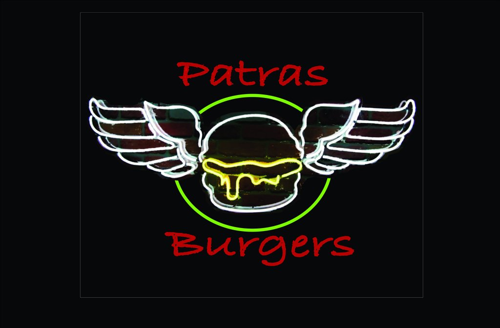 Custom Burger Neon Sign 002