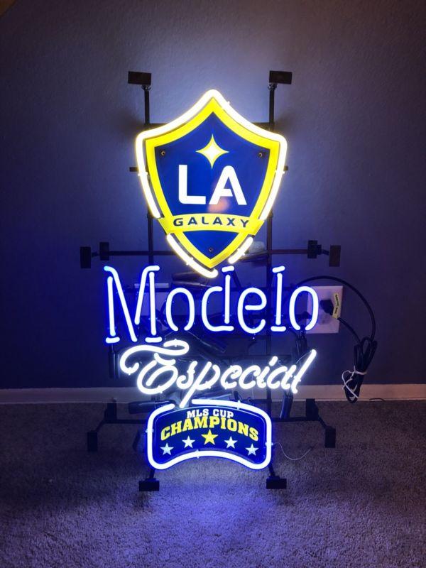 Custom Los Angeles Galaxy Modelo MLS Sports Neon Sign Real Neon Light