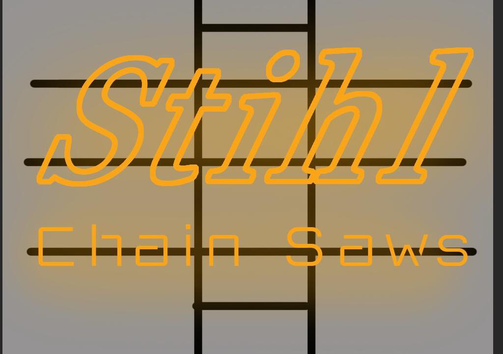 Custom Stihl Neon Sign Tube Neon Light
