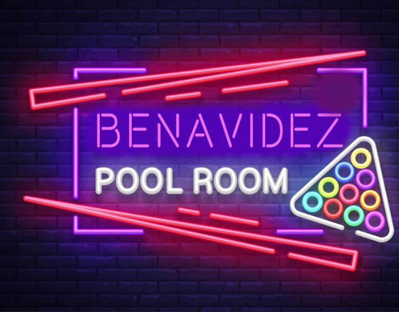 Custom Billiard Pool Room Neon Sign Real Tube Neon Light